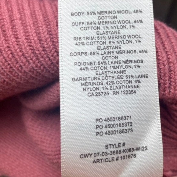 Like New! Aritzia Wilfred Free - Harper Cropped Sweater, Size Small - Picture 5 of 8